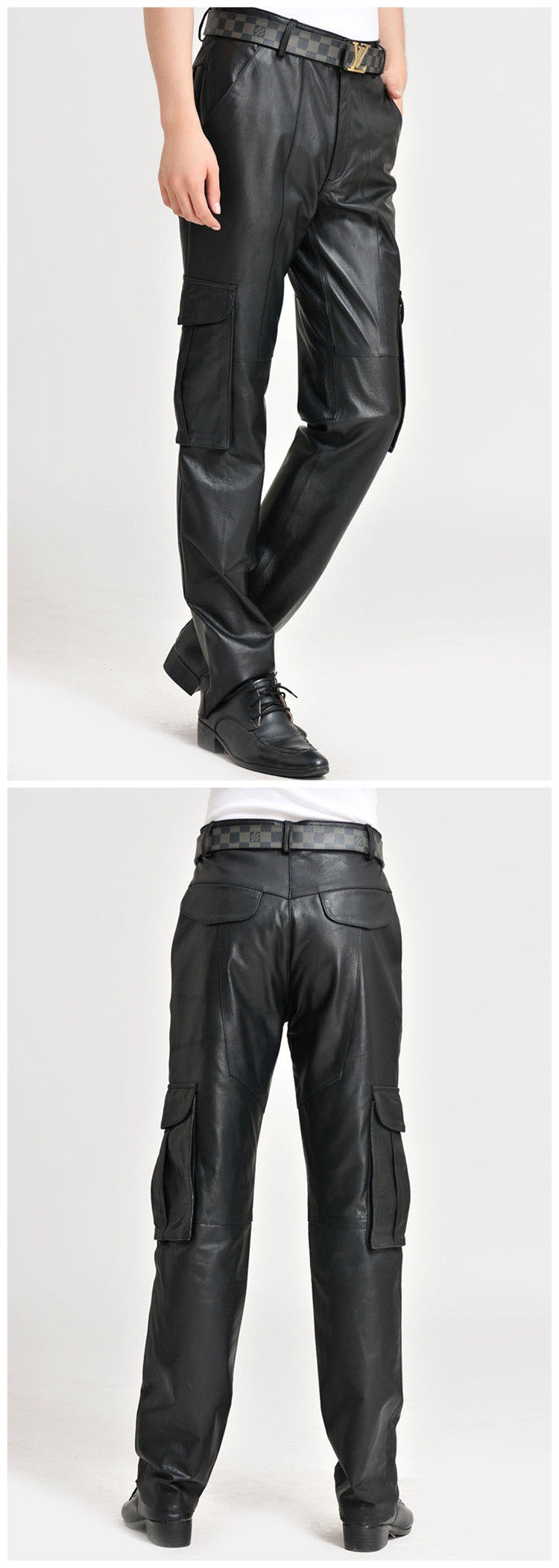 Pantalon cuir homme en vrac pour jeunesse pour hiver - Ref 1491811 Image 24