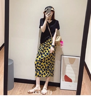 Одинарная юбка [летний костюм для груди/толстые мм/высокие девушки выглядят выше/полный комплект/топы, закрывающие живот, чтобы скрыть тело/модные/большие размеры/грушевидная фигура/летнее платье в тон/яркие и уменьшающие возраст/наряды для полных девушек/сладкие и крутые/темпераментные]