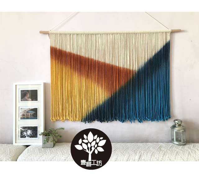 Miễn phí vận chuyển màu gradient tua tấm thảm trang trí B & B tấm thảm Bohemian thảm handmade tấm thảm trang trí nền - Tapestry tham trang tri