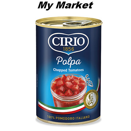 CirioPolpa Chopped Tomatoes 400g Italian Eurobrand Chopped Tomato Canned