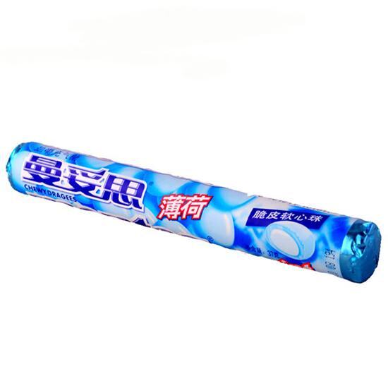 Mentosugar Mint 37g Mantoos with a taste of mint.