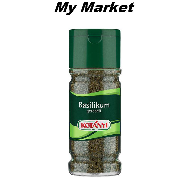 Kotanyi Dried Sweet Basil Chopped 15g Austria reachable for a pleasant dry sweet