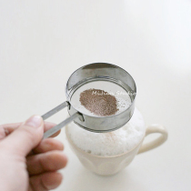 Rice Japan Imports Little Cute Sugar Powder Screens for Home baking Stainless Steel Ultrafine Mini Flour Griddle