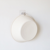 Rice canteen stainless steel nail-free hook bathroom toilet hole-free basin hanger strong washbasin storage rack