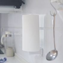 Inter-Mi Kitchen Roll Paper Silo Outlet Korea INS The Same Type Of Wall-mounted Free Stick Type Toilet Paper Towel Rack