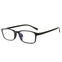 Anti-blue radiation glasses eye-free men and women small frame TR90 discoloration with myopia anti-fog flat light anti-fatigue