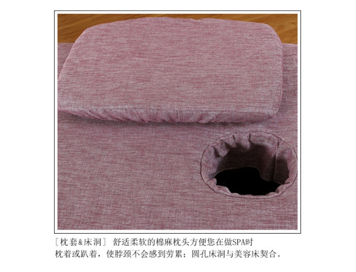 Châu Âu cao cấp bông denim bedspread vẻ đẹp vẻ đẹp bộ giường đơn giản bông là trong thẩm mỹ viện - Trang bị tấm các mẫu ga giường spa