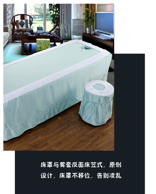 Lanh bông đẹp bedspread denim cao cấp phong cách châu Âu bộ nhỏ gọn Four Seasons chung liệu pháp xoa bóp - Trang bị tấm