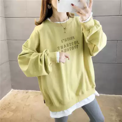 Pregnant women spring clothes female 2021 Spring and Autumn New Winter Spring long version loose coat outside wear spring coat