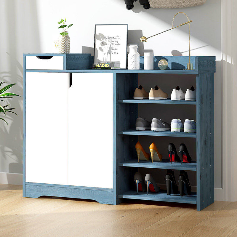 Shoe Cabinet Multifunctional Simple Door Shoe Rack Economical