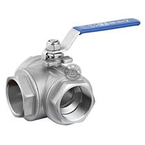 304 stainless steel three-way ball valve DN25 stainless steel internal thread three-way ball valve DN40 stainless steel three-way valve 6 points