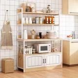 Кухонная стойка для хранения, посадочная, многослойная домашняя, микроволновая печь полки, многофункциональный шкаф для хранения кухонного шкафа.