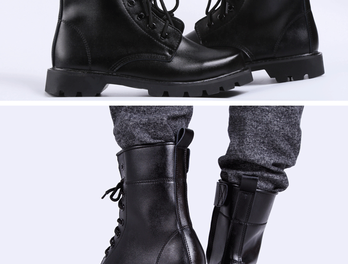 Bottes militaires pour homme - porter - Ref 1398748 Image 25