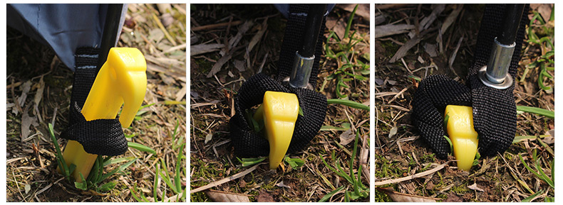 Lều ngoài trời phụ kiện lều móng tay móng tay nhựa móng tay windproof tán móng tay móng tay cát ánh sáng lều ngủ