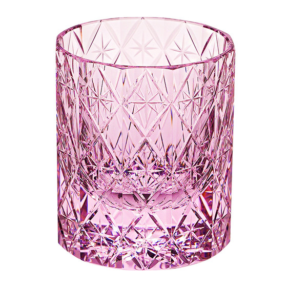 High-end star whiskey glass hand-carved K9 lead-free crystal cup Edo Kiriko foreign wine glass gift box