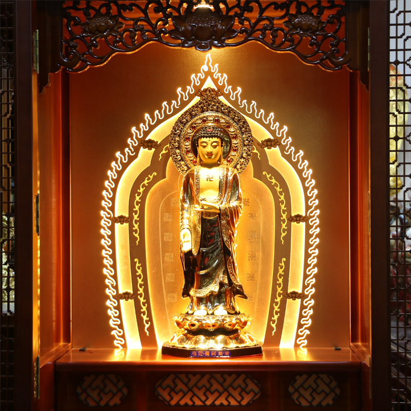 Chinese Mahogany Nanmu Buddhist Altar For Taiwan Living Room Home