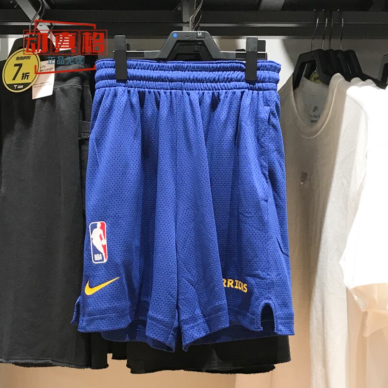 Nike Men's 2025 Summer New Golden State Warriors Mesh Quick-Drying Basketball Sports Shorts Fv1993-495