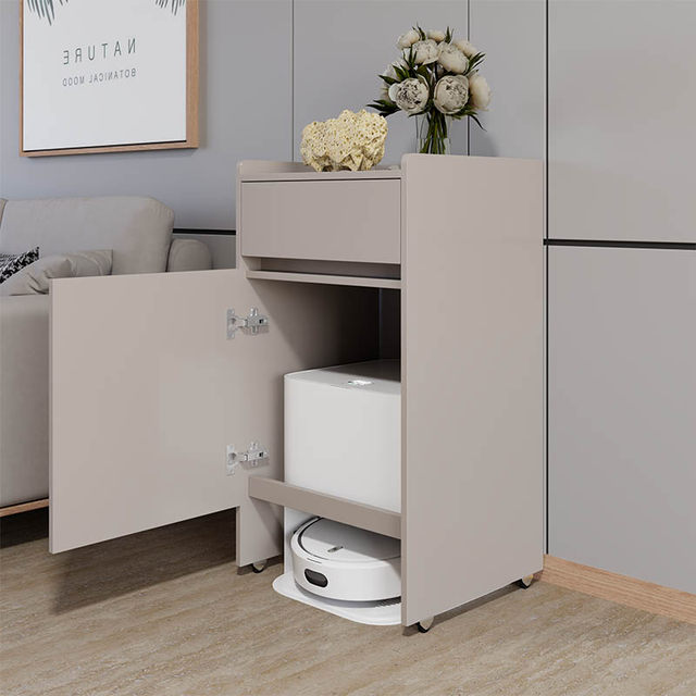 Sweeping robot locker sofa side table Covos stone base station wardrobe demovable corner table side rack storage