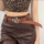 Корейский покупательский ремень GP leather D в американском ретро стиле y2k hot girl jeans belt fashion all-match cleanfit mini 2