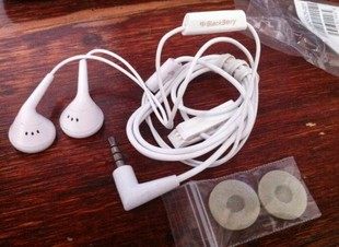 Original blackberry mobile phone earphones with good sound quality