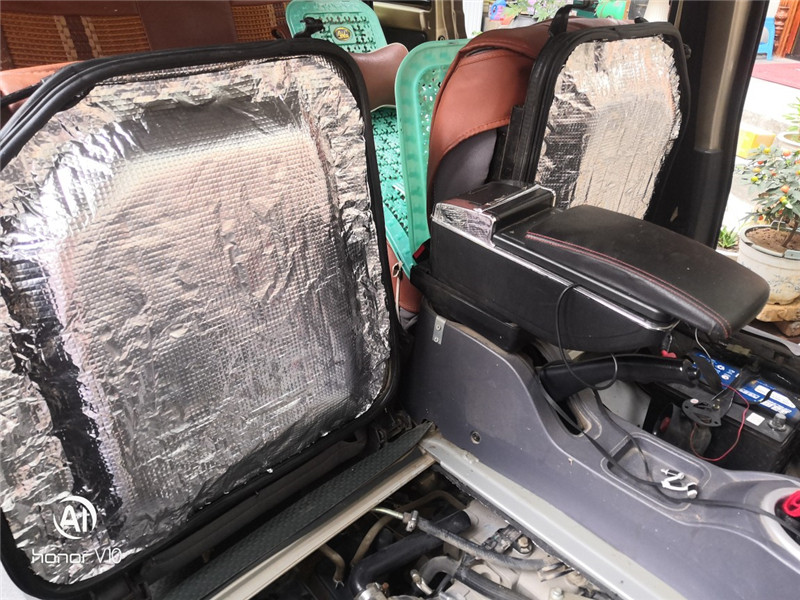 Large truck truck car engine cabin soundproof cotton insulation aluminum foil insulation aluminum plate high temperature resistant fire and plastic