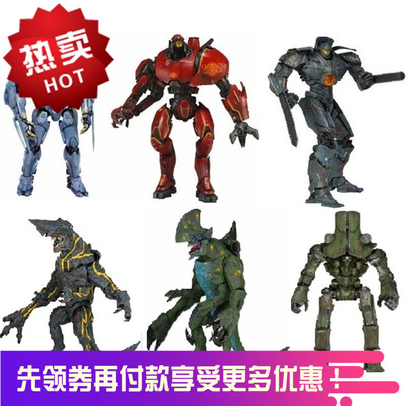 NECA ring Pacific motor A model Toys 7 inches of disposable double knife Rangers Storm Red Alpha