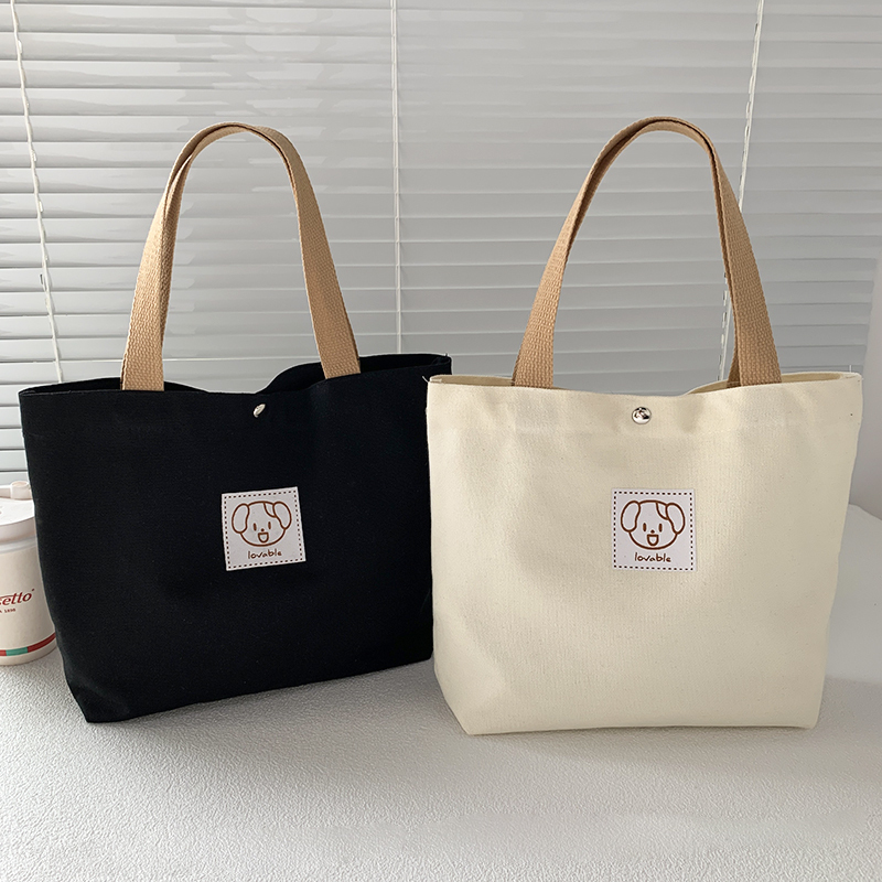 Canvas Bag for Women 2026 New Model with Increased Capacity, Simple Small Cloth Bag, Commuter Bag for Office Workers, Mini Handbag