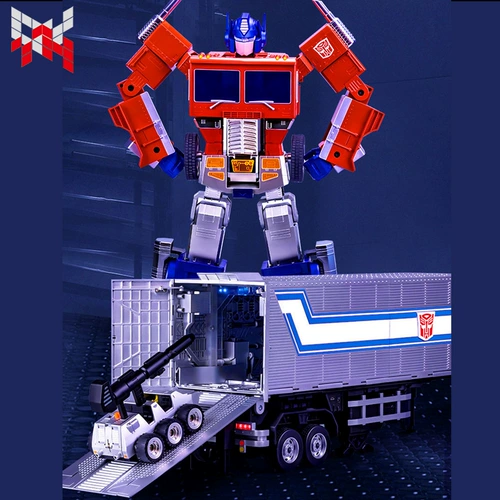 乐森 19 -Inch App Voice Automatic Deformed Optimus Prime+Флагманская версия Carriage Sat содержит ограниченные специальные графики