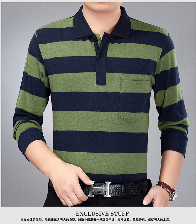 Áo thun dài tay nam Áo thun nam Áo thun nam hàng đầu Quần áo mùa thu cỡ lớn shop áo thun nam