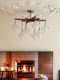 French-Style Vintage Star-Shaped Living Room Chandelier, Hall Lamp, Master Bedroom Lamp, Villa Duplex High-End Retro Lighting Fixtures