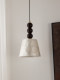 Vintage-Style Bedside Shell Pendant Light, Entryway Corridor Light, High-End Solid Wood Ambiance Bar Counter Bedroom Lighting