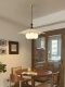 Medieval Restaurant Pleated Fabric Chandelier French Retro Bedroom Study Bar Dining Room Magic Bean Lamp Japanese Style B&B Lamp