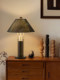 French-Style Vintage Sofa Side Cabinet, Atmospheric Table Lamp, High-End Retro Song Dynasty Aesthetics, Bedroom Embroidered Bedside Lighting