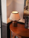 French-Style Vintage High-End Solid Wood Table Lamp Designer Bedroom Study Retro Fabric Bedside Lamp Ambiance Lamp