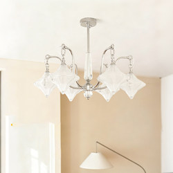 Bauhaus Modern Minimalist Living Room Star Crystal Chandelier High-End Luxury Bedroom Lamp Vintage Style Study Main Light