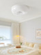 French-Style Cream Pudding Bedroom Glass Full-Spectrum Ceiling Light, Vintage Study, Secondary Bedroom, Entryway, Balcony, Modern Lighting Fixtures