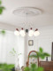French Retro Glass Chandelier Bauhaus Modern Minimalist Living Room Dining Room Bedroom American Mid-Century Internet-Famous Magic Bean Lamp