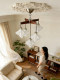 French-Style Vintage Star Chandelier, Dining Room Lamp, Bedroom Main Light, Villa Staircase, Duplex Study, High-End Living Room, Dining Room Lamp
