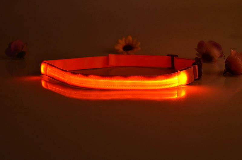 Đèn LED chiếu sáng sạc USB cưỡi leo núi cảnh báo an toàn ánh sáng thể thao ngoài trời tín hiệu nhấp nháy vành đai chạy