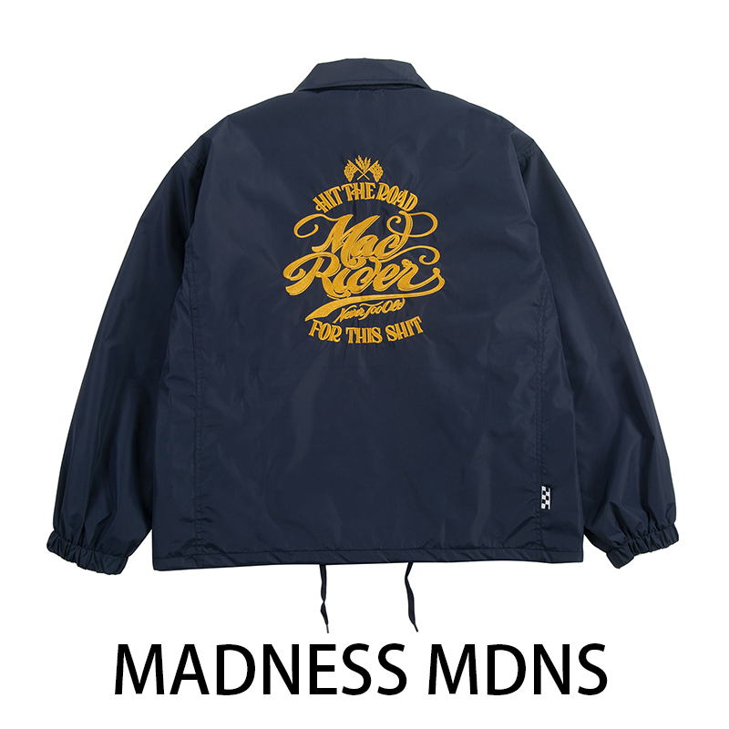 Original】Madness Mdns Trendy Brand, Same Style as Shawn Yue, Motorcycle Embroidered Workwear Versatile Jacket for Men