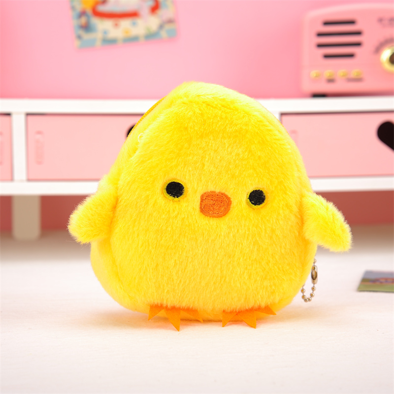 Stay Cute Little Chicken Headphones Bag Mini Cartoon Cute Zero Wallet Teenage Hearts Student Card Meal Card Children Coin Bag