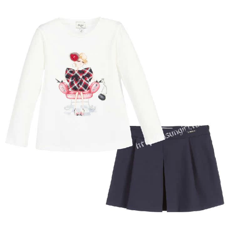 Jupe pour fille en mélange - Ref 2051411 Image 10