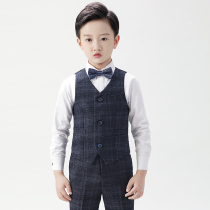 Boy dress suit Flower girl child host performance suit Childrens suit handsome piano performance suit Spring and autumn