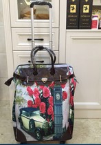 New Pint Ella Lakable Pull Rod Bag Large Capacity Travel Bag Universal Wheels Waterproof Tide Luggage Bag Check-in Bags