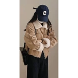 Дизайнерская демисезонная ретро куртка, пуховик, подходит для подростков, в американском стиле