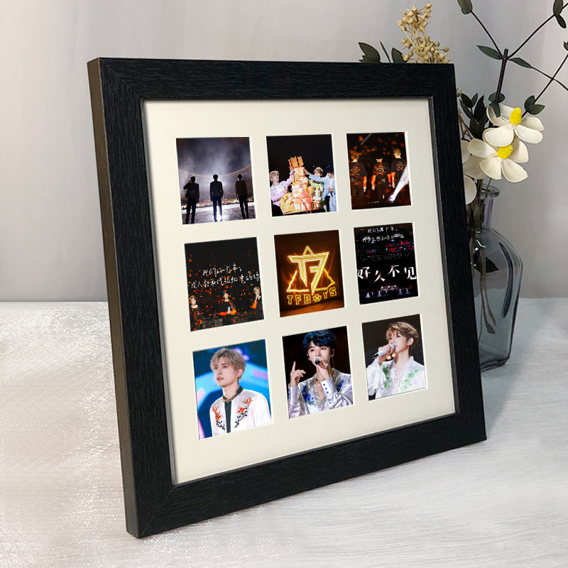 tfboys Yi Yangqianxi Wang Yuan Wang Junkai周辺フォトフレームアルバムデスクトップ装飾品同じスタイル女の子の誕生日プレゼントに送る