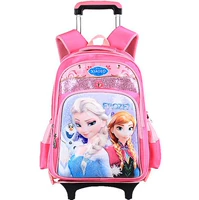 New 3D Ice Romance Children Schoolbag Cặp cứu trợ Nam và nữ Học sinh Túi hành lý Ba lô balo cho bé gái