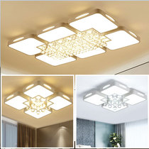 2021 New Crystal living room ceiling lamp simple modern led bedroom rectangular creative household high-grade lamps