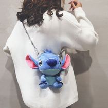 Summer cute chain Small bag Girls 2021 new cartoon doll paparazzi slanted satchel Han version 100 hitch bag