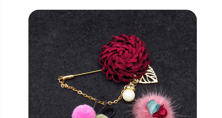 Broche femme en Matériau mixte - Ref 1174710 Image 8